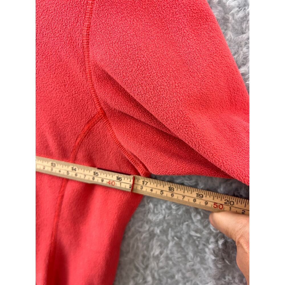 REI Co-op Fleece Quarter Zip Pullover Women’s M Coral Red Lightweight - Picture 3 of 6